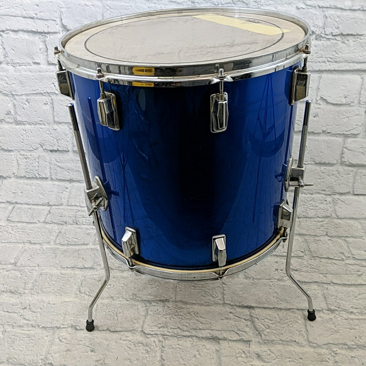 Vintage 1970s Maxwin by Pearl 14 x 16 Floor Tom - Blue