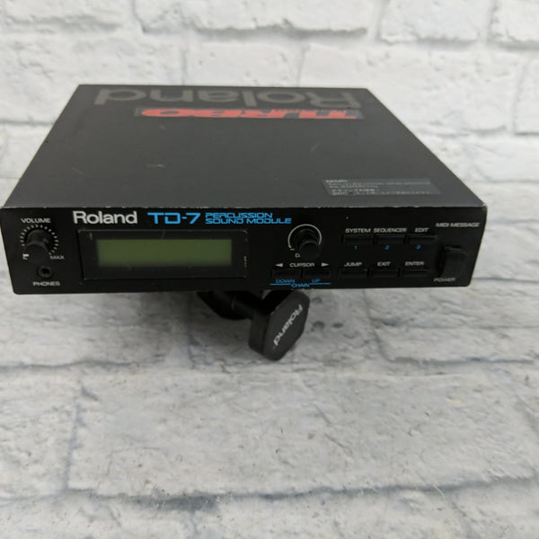 Roland TD7 Percussion Sound Module Evolution Music