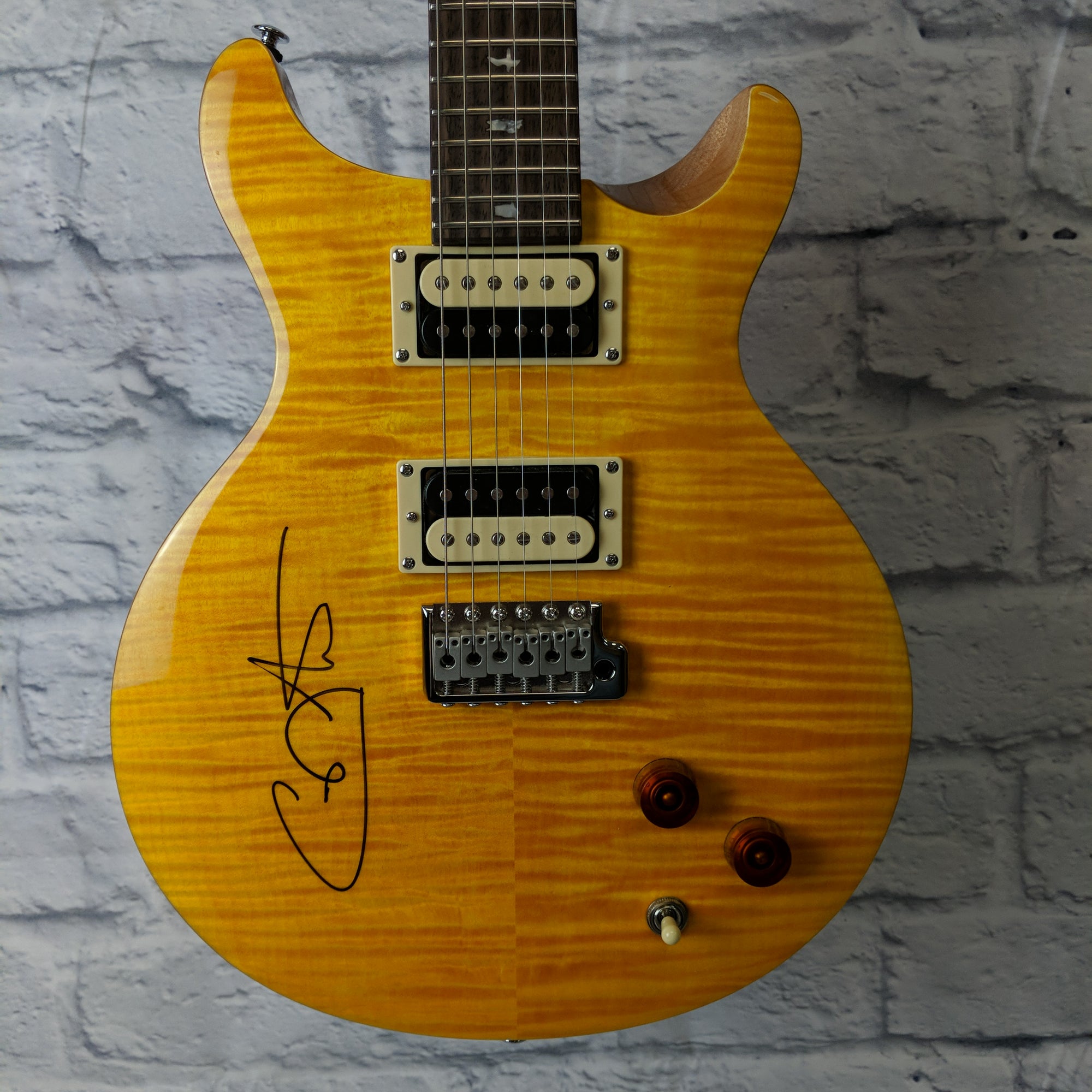 PRS SE Carlos Santana Electric Guitar Santana Yellow