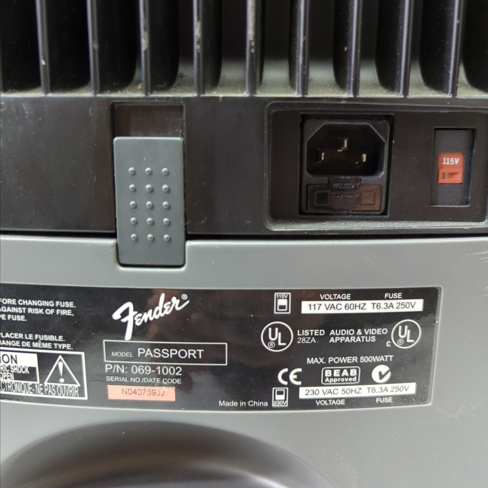 Fender Passport Portable PA 4 Channel 500 Watt