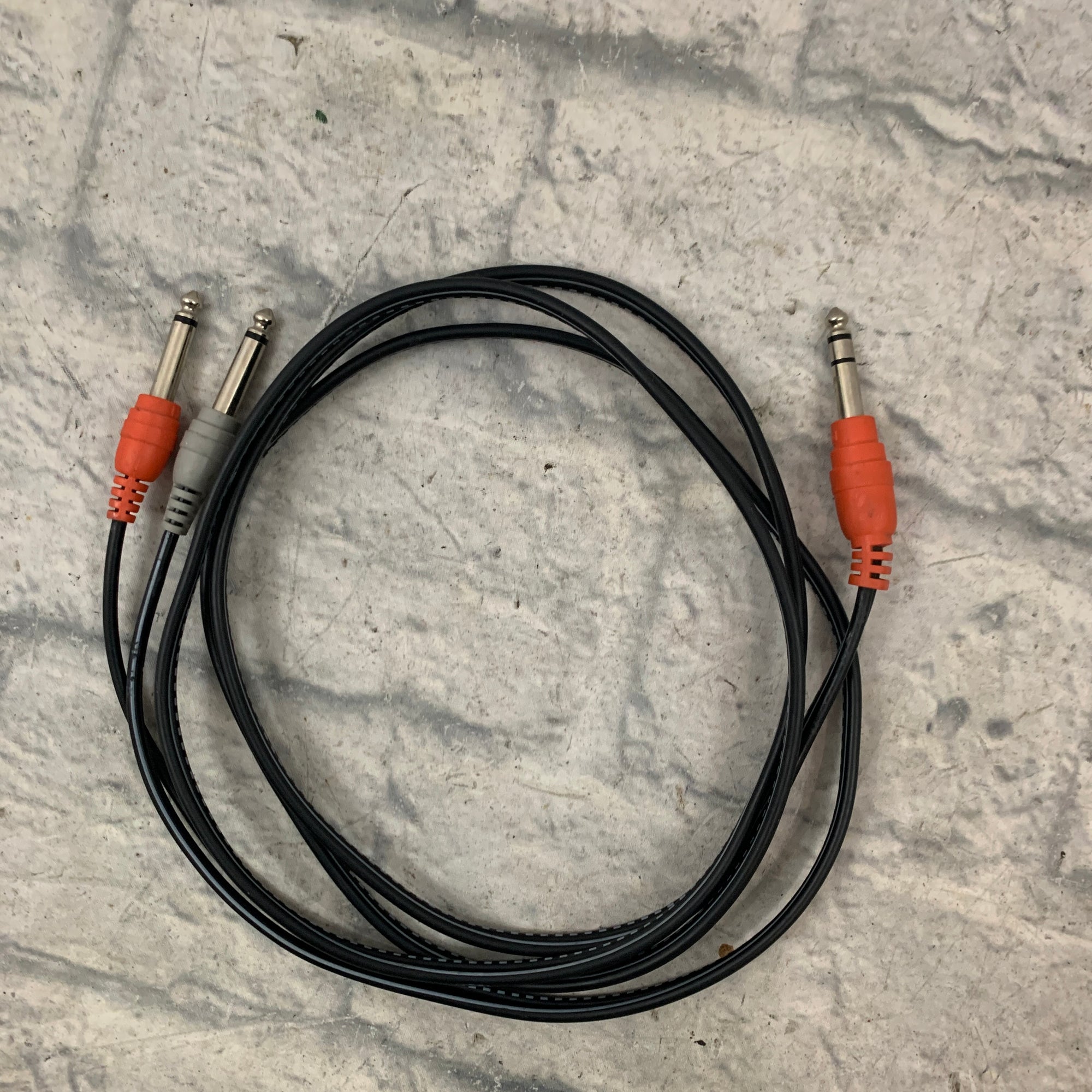 Hosa Insert Cable 1/4" TRS to Dual TS 6ft