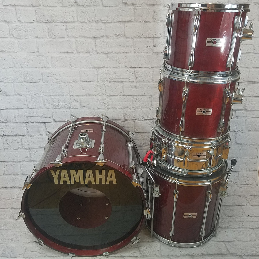 Yamaha Recording Custom 5 Piece Drum Kit 1980s MIJ - 12 13 16 22 14x6.5