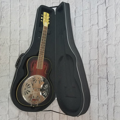 Gretsch G9220 Bobtail Round-Neck - Mahogany Body Spider Cone Resonator - 2-Color Sunburst w/ Case