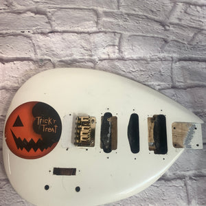Unknown Teardrop Electric Guitar Body with Bridge