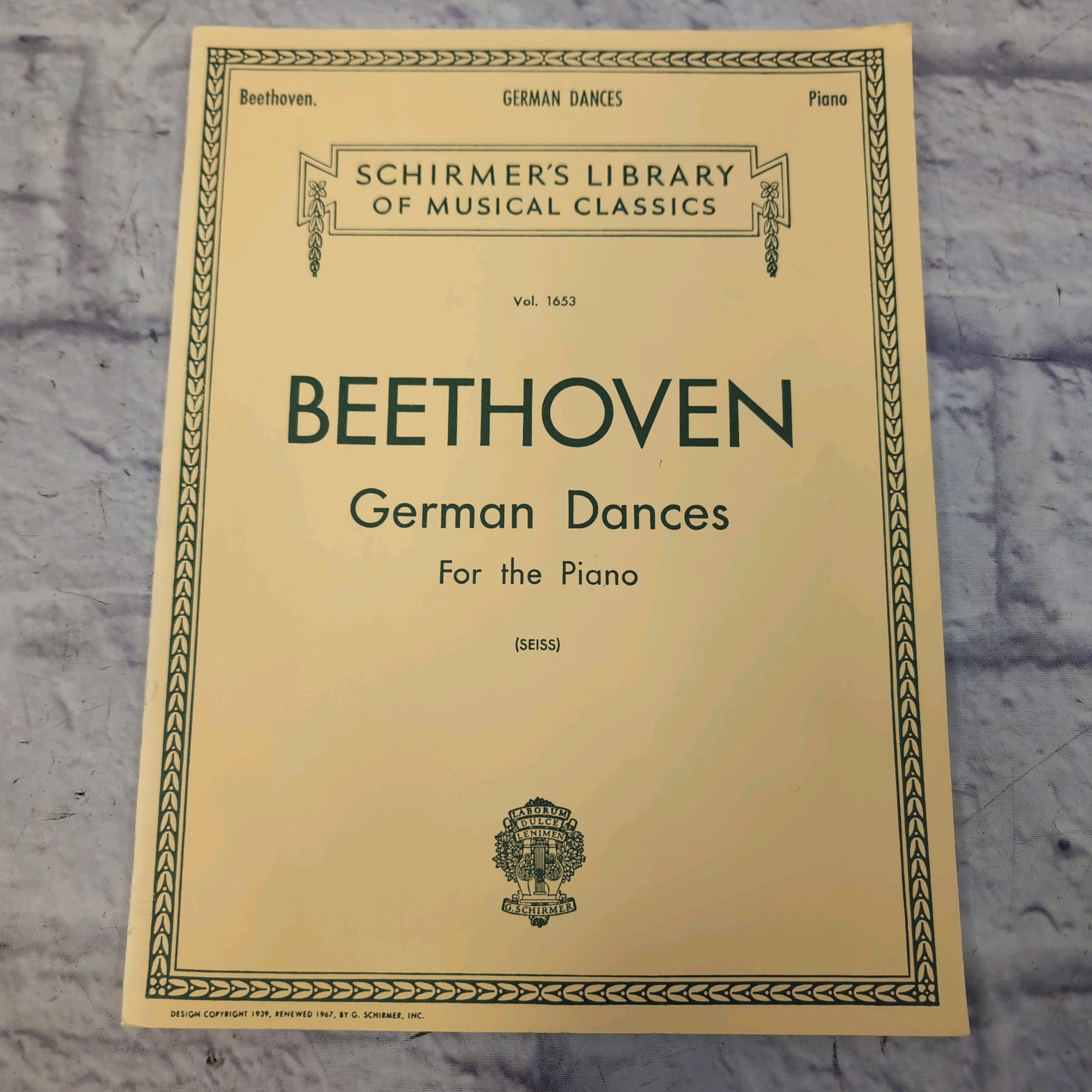 Schirmer's Library Beethoven: German Dances