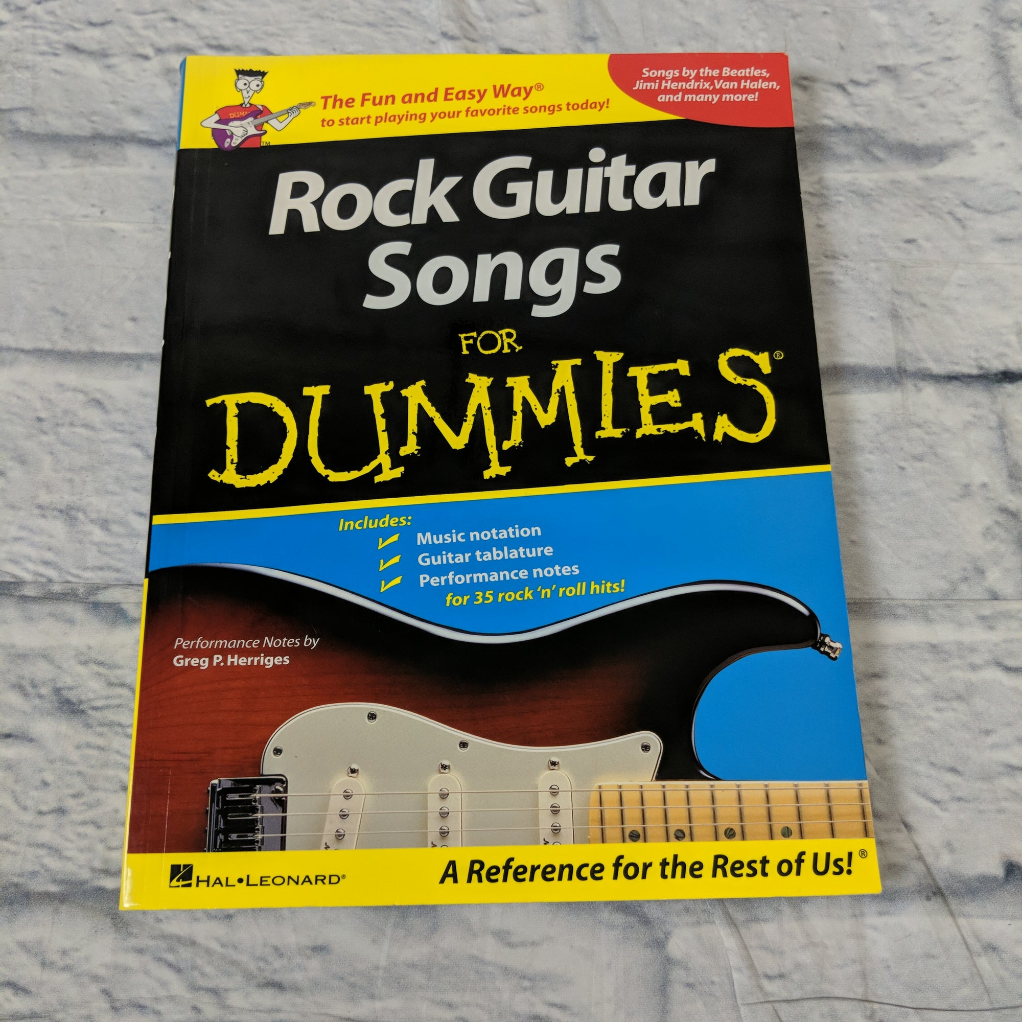 Hal Leonard Rock Guitar Songs for DummiesÂ&reg;