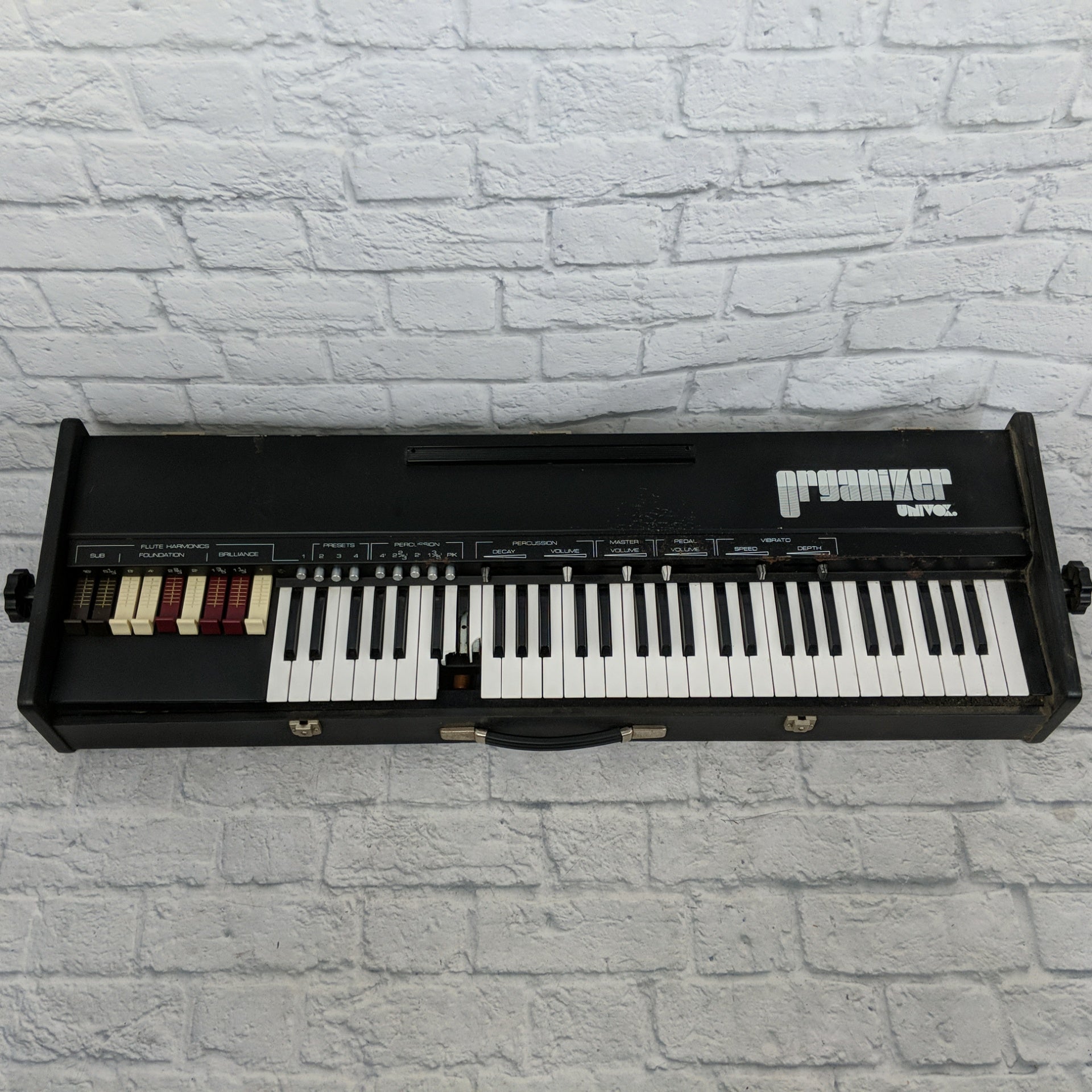 Vintage Crumar Organizer Univox Drawbar Organ