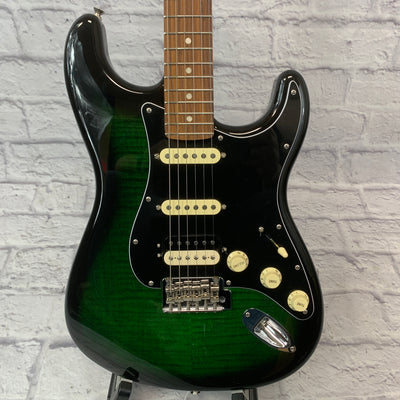 Fender Player Stratocaster Green Flame Top