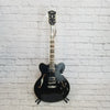 Hofner Contemporary Verythin Semi-Hollow Guitar Black