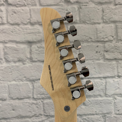 Nashville Guitar Works 135 Double Cutaway - Ivory, Maple Fretboard