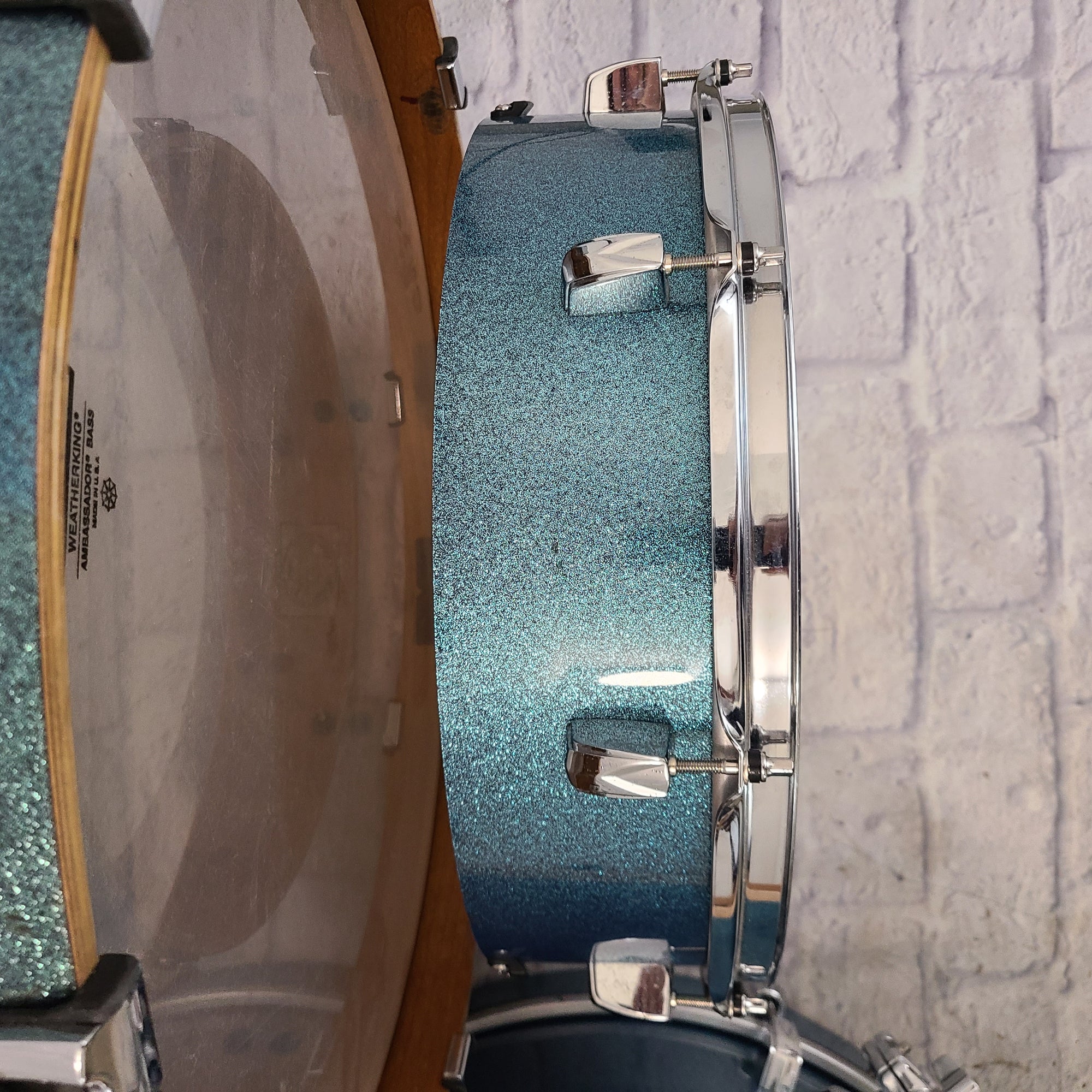 Tama Silverstar 3pc Kit Sky Blue Nest Egg Modded