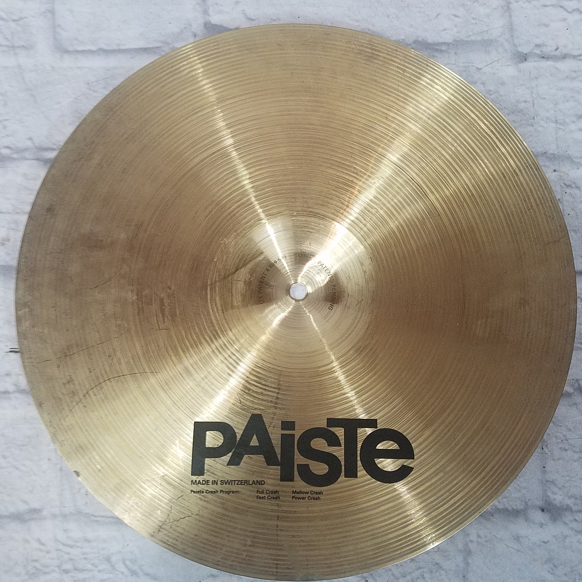 Paiste 16" Full Crash Cymbal