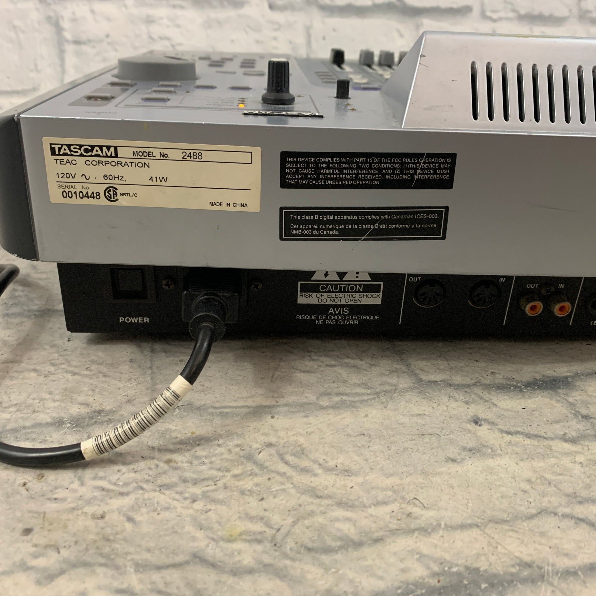 Tascam 2488 Digital Portastudio 24 Track Digital Recorder