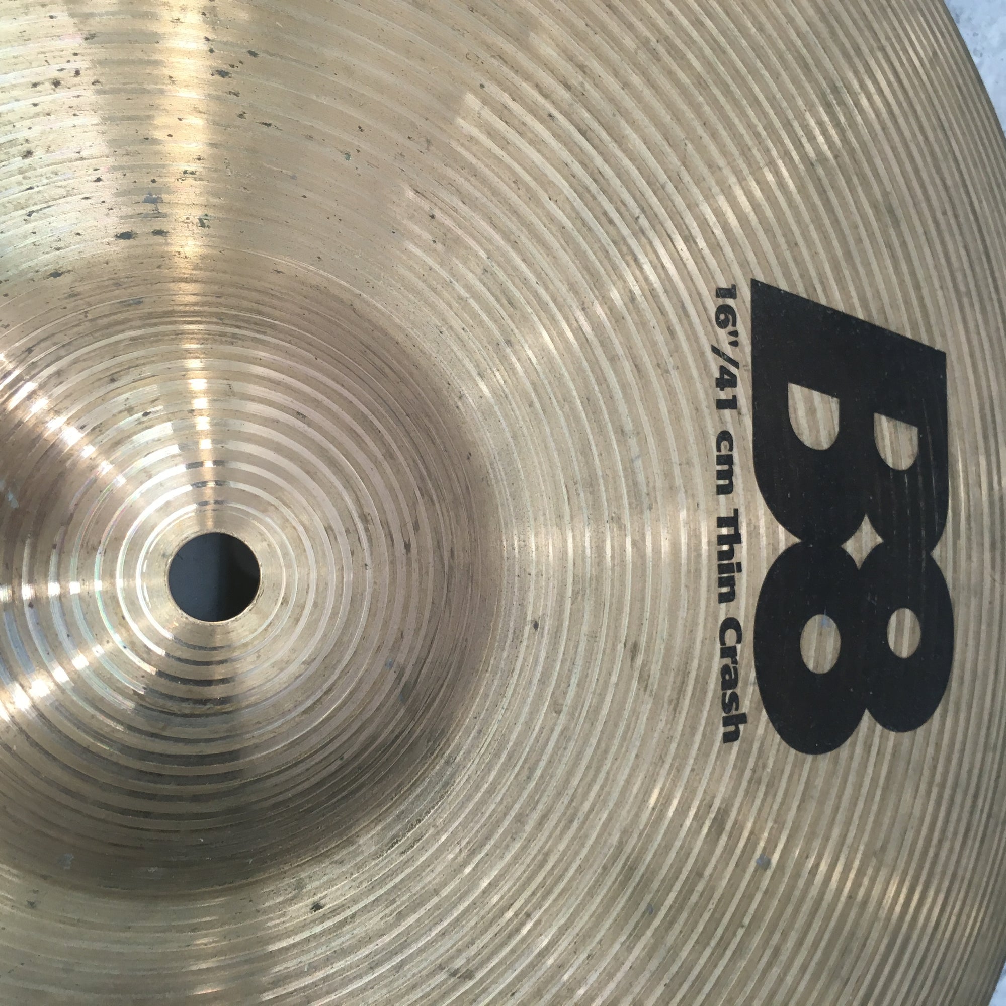 Sabian 16 B8 Thin Crash