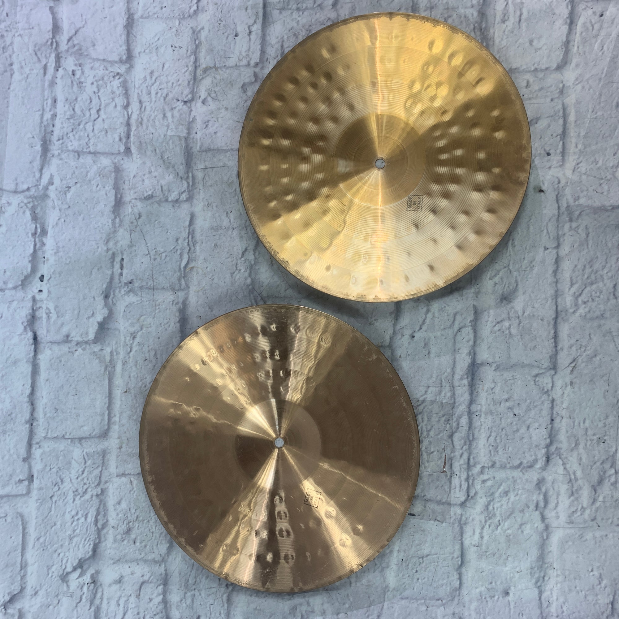 Slingerland 80's Black Gold Series 14 Hi Hat Pair