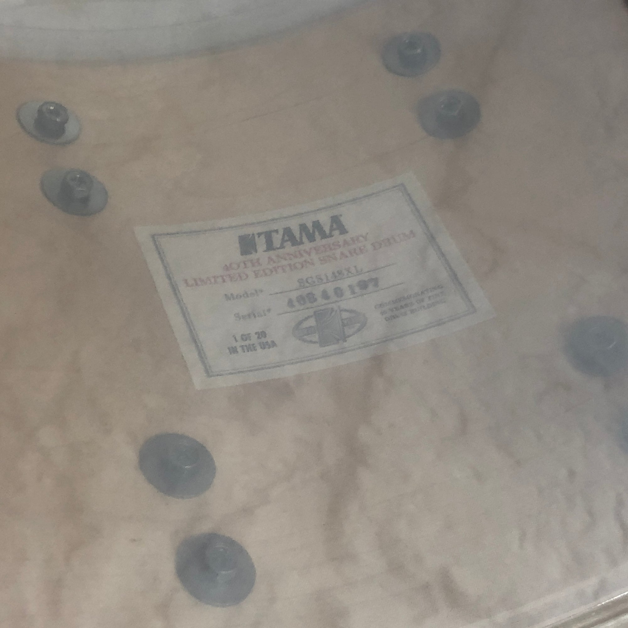 Tama 40th Anniversary Limited Edition Starclassic 14in Snare