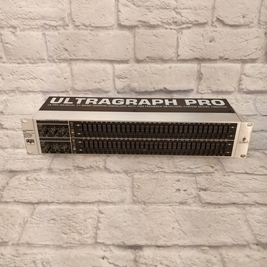 Behringer Ultragraph Pro FBQ3102 - 31-band Stereo Graphic EQ