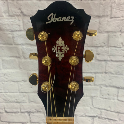 Ibanez AEF37 Acoustic Guitar with Bag As Is