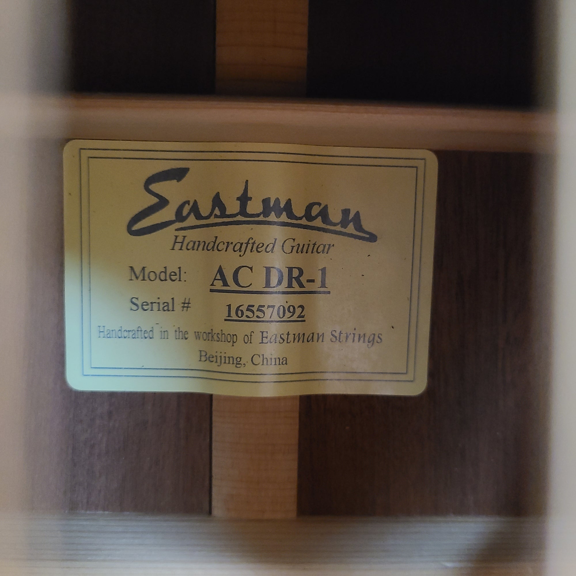 Eastman ACDR-1 Sapele Acoustic Guitar