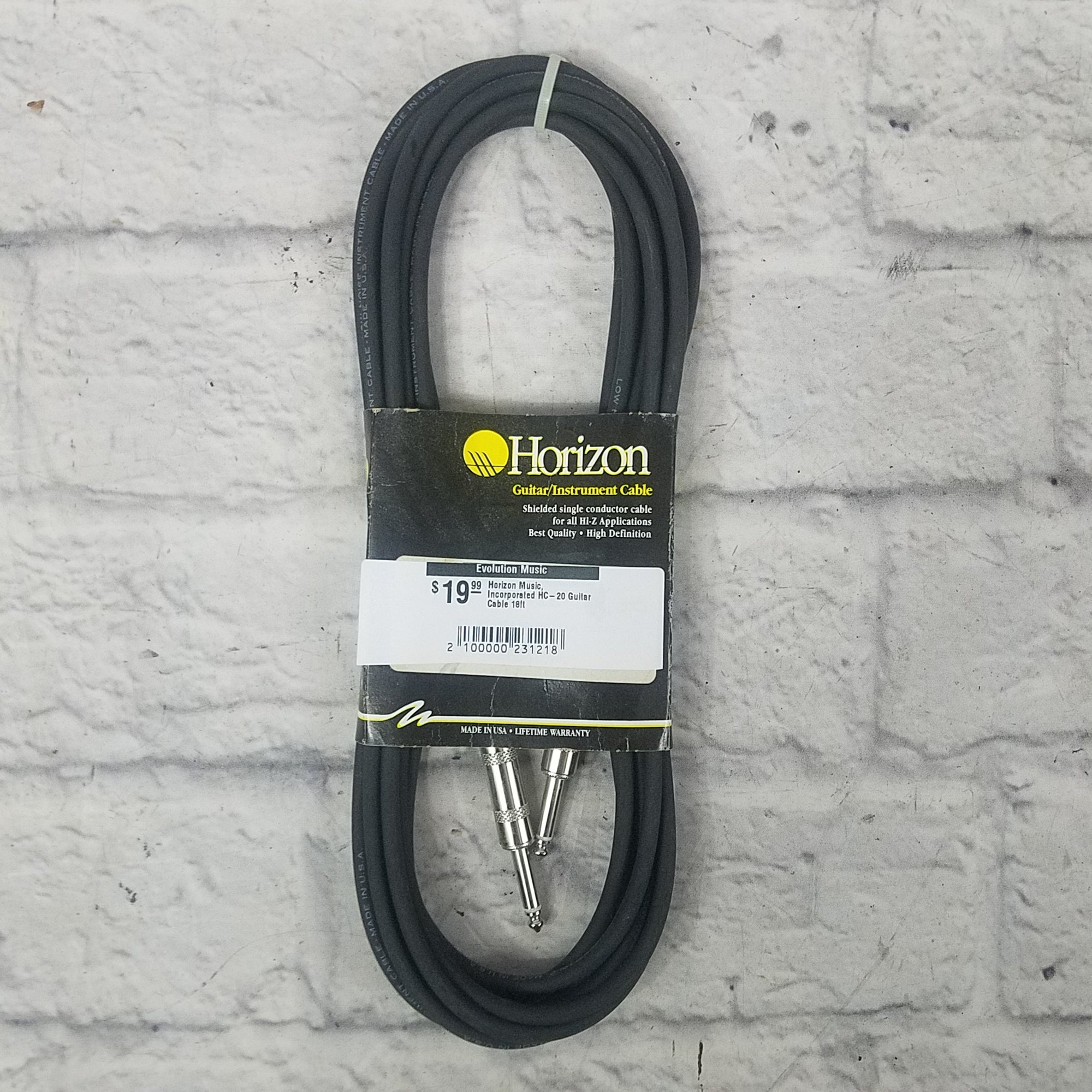 Horizon Music, Incorporated HC-20 Guitar Cable 18ft