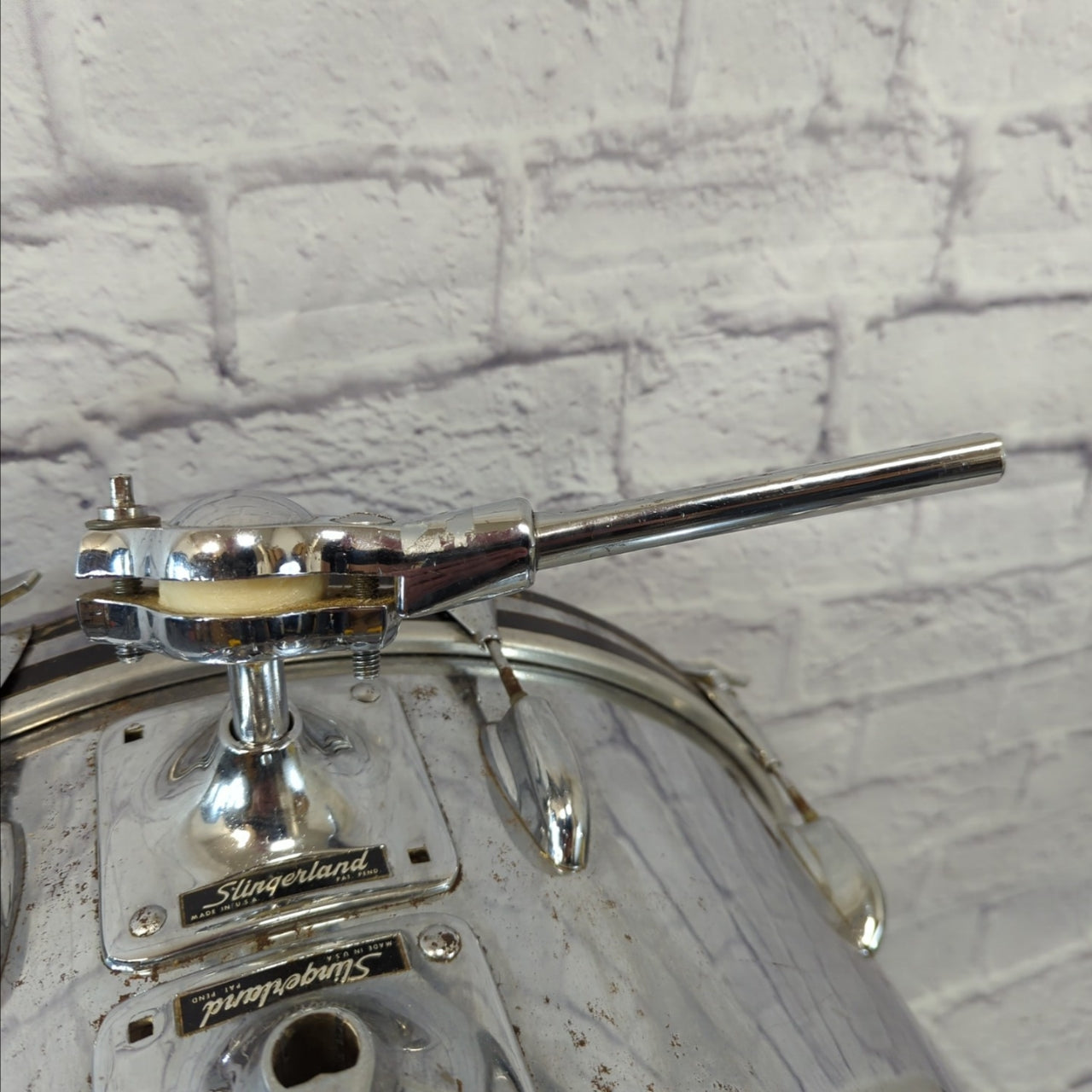 Slingerland 22 Chrome Over Wood Kick Drum