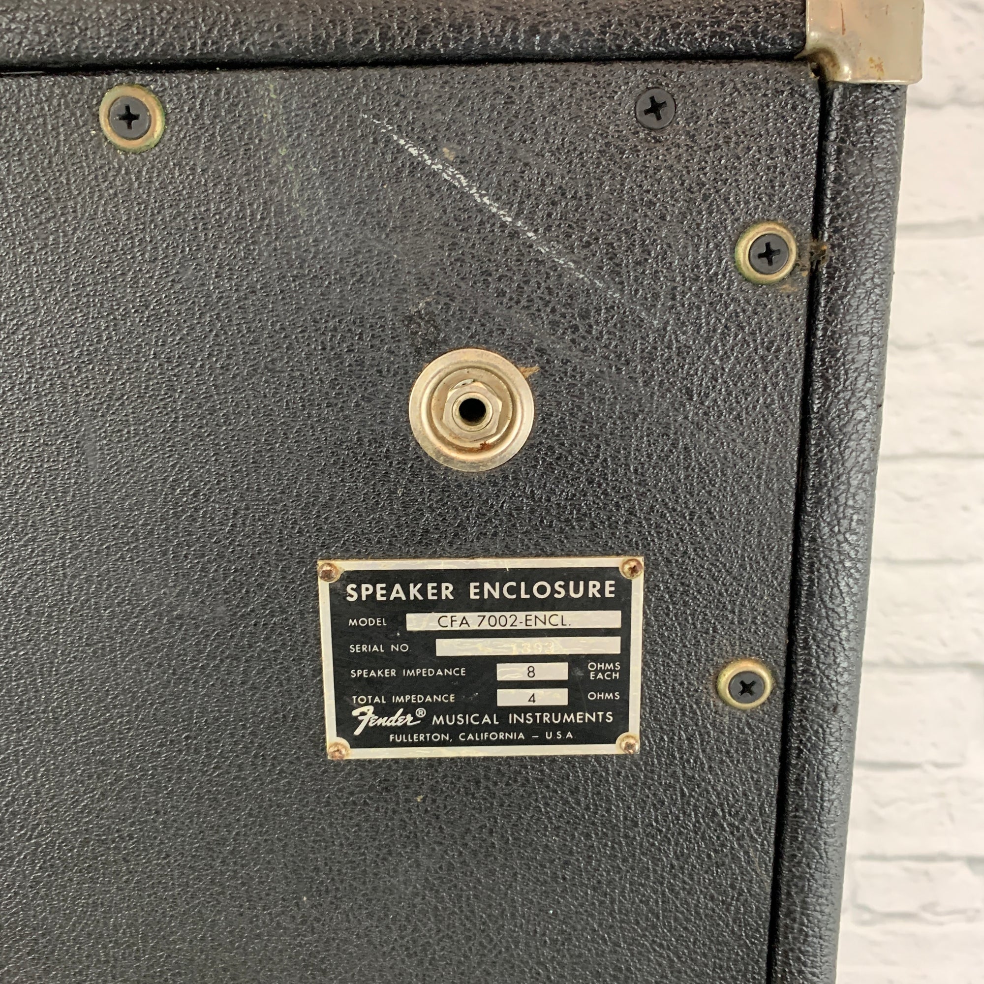 Fender CFA 7002 ENCL. 2x15 Speaker Cab