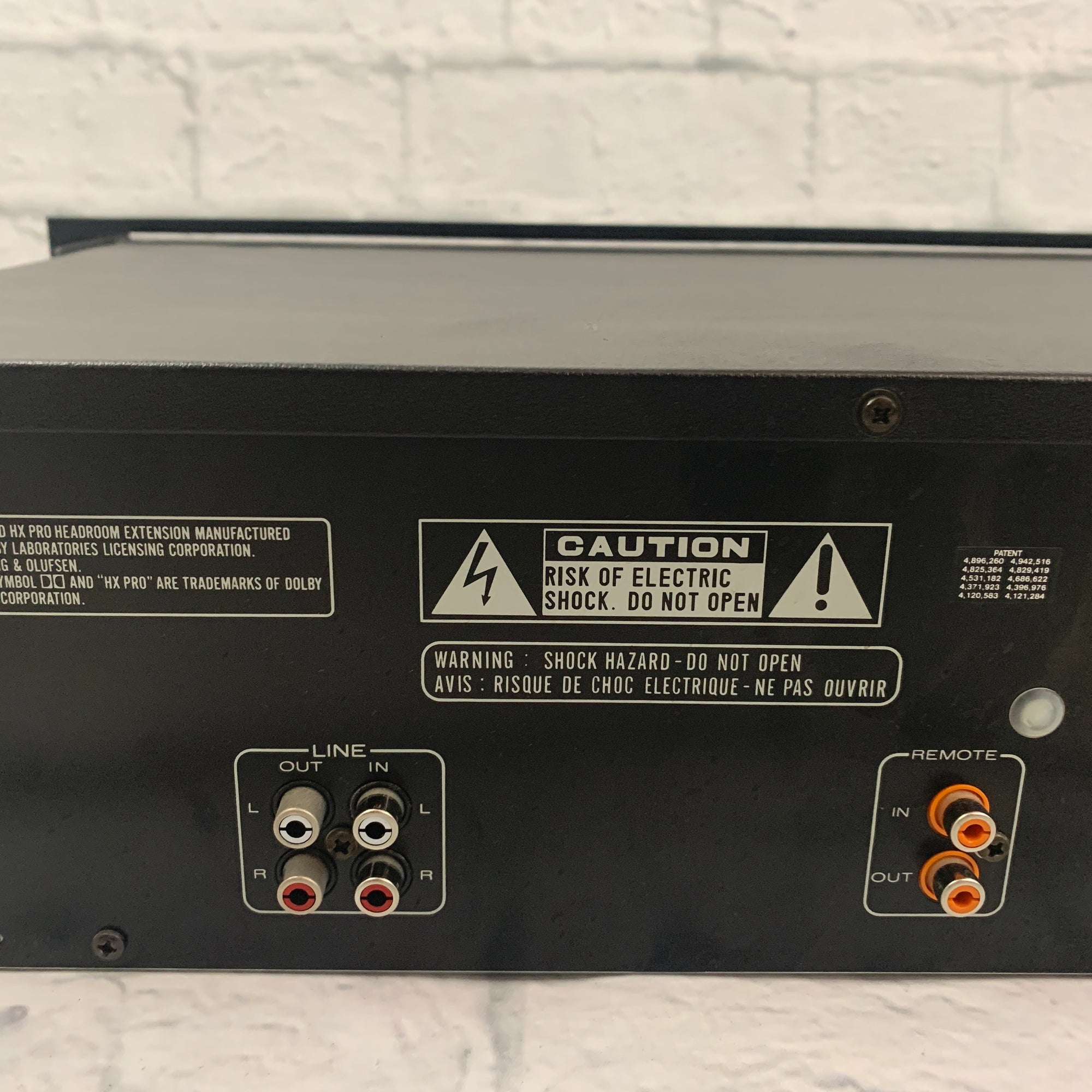 Marantz Professional PMD-500U Rackmount Cassette Recorder AS IS