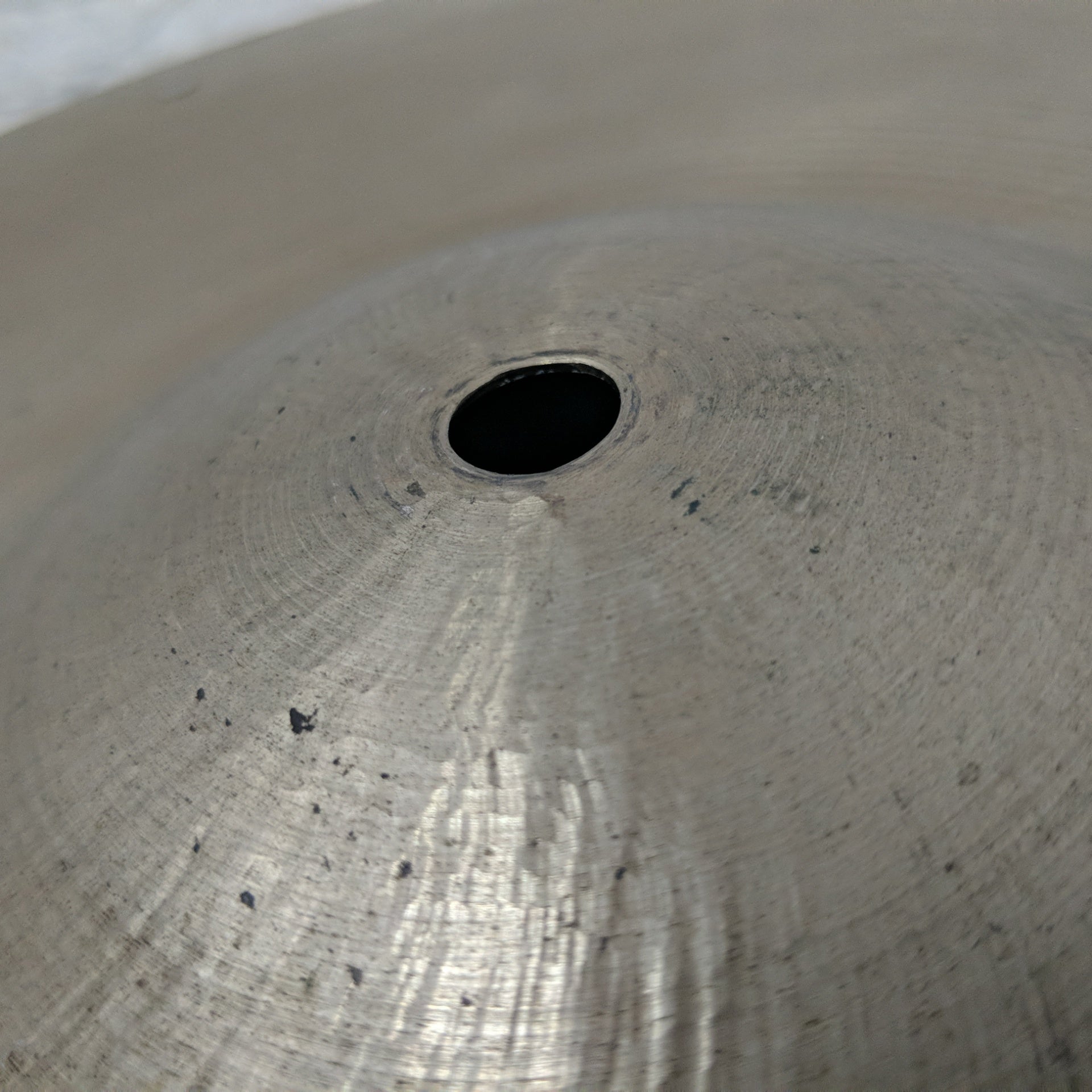 Vintage Kashian / Ufip 22" Thin Ride Cymbal Made in Italy with Rivets