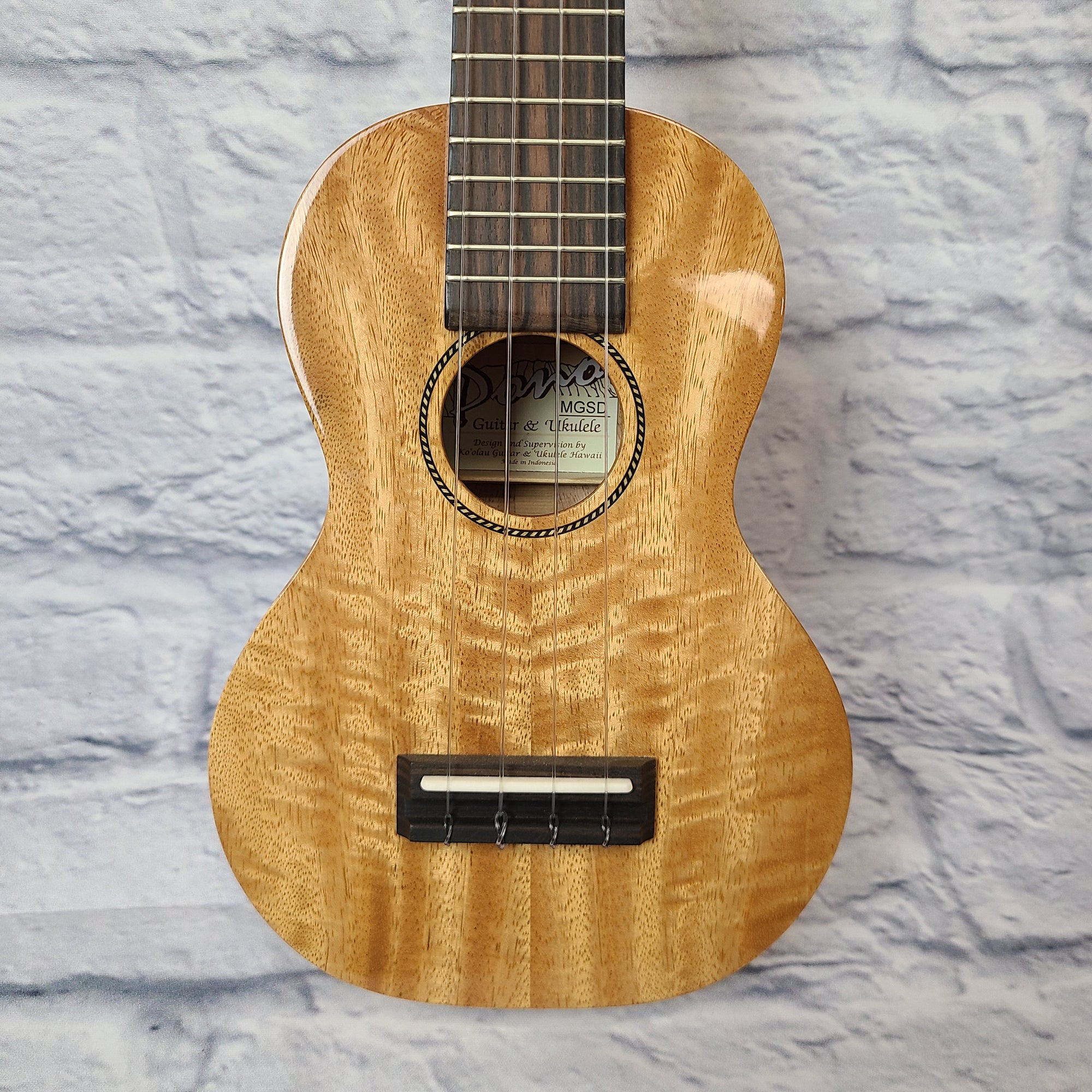 Pono MGSD Mango Deluxe Soprano Ukulele
