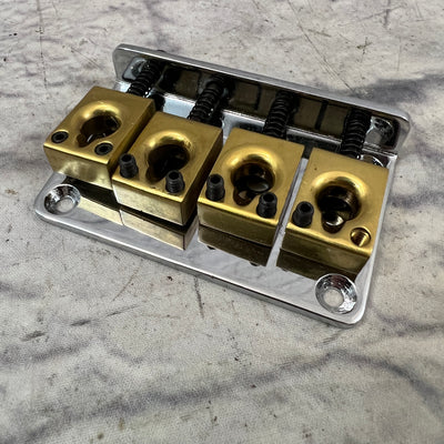 Unknown High Mass Brass Saddle Bass Bridge