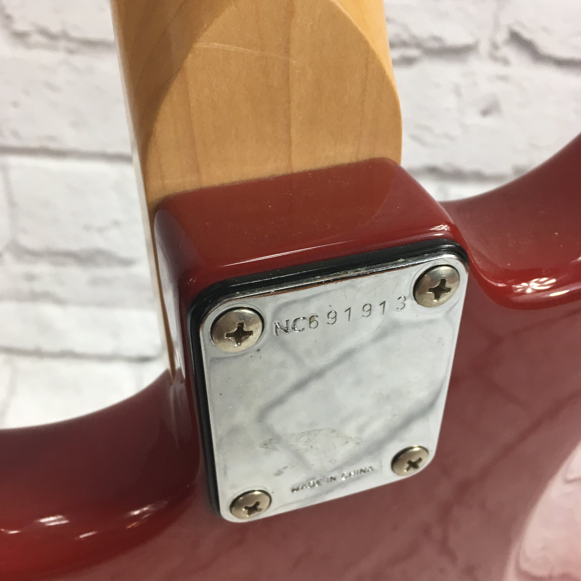 1996 50th Anniversary Squier Strat Red Electric Guitar