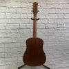 Luna SAF MUS MAH Safari Muse Travel Acoustic Guitar - Mahogany w/ Gig Bag