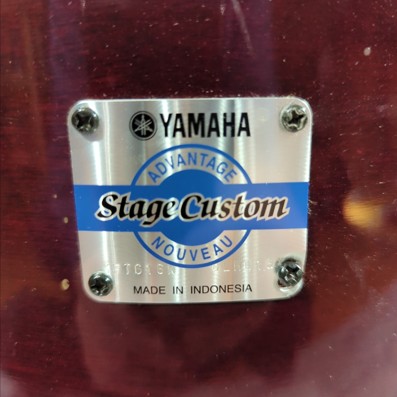 Yamaha Stage Custom Advantage Nouveau 16x16 Floor Tom