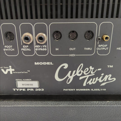 Fender Cyber Twin 2 x 65 Watt Modeling Guitar Head w FS