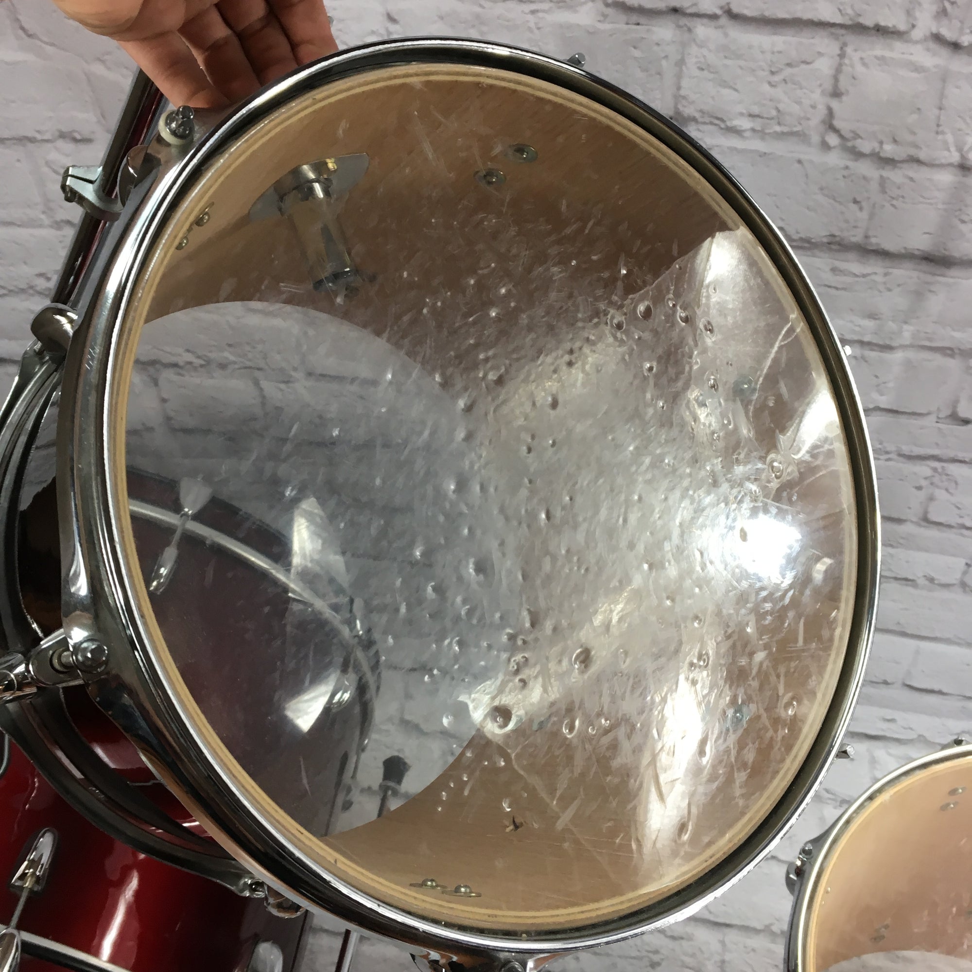 PDP 4pc Drum Set, Red Wine