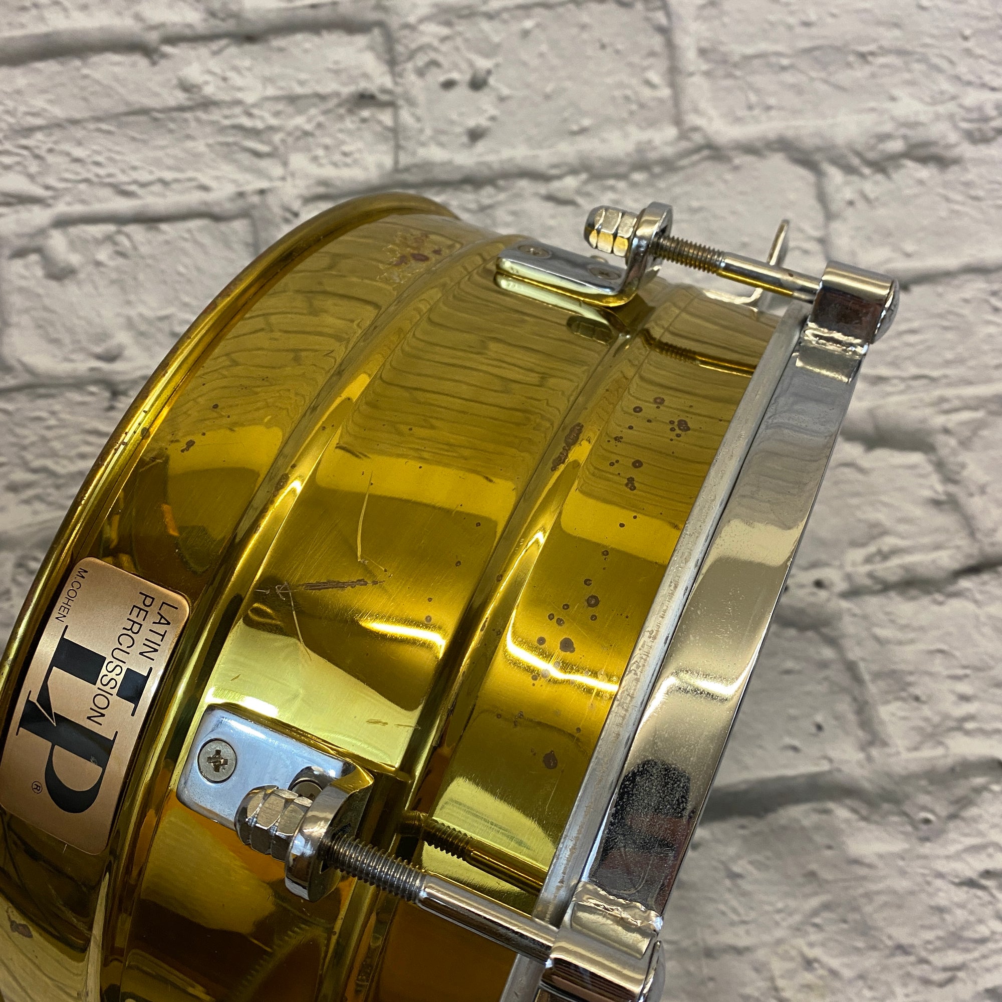 LP Latin Percussion 14" by 6" Gold Mountable Timbale