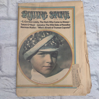 Vintage Rolling Stone Magazine - No 139 - July 19 1973 - Tatum ONeal Book