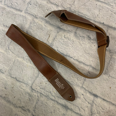 Doctor Song Brown Leather Guitar Strap