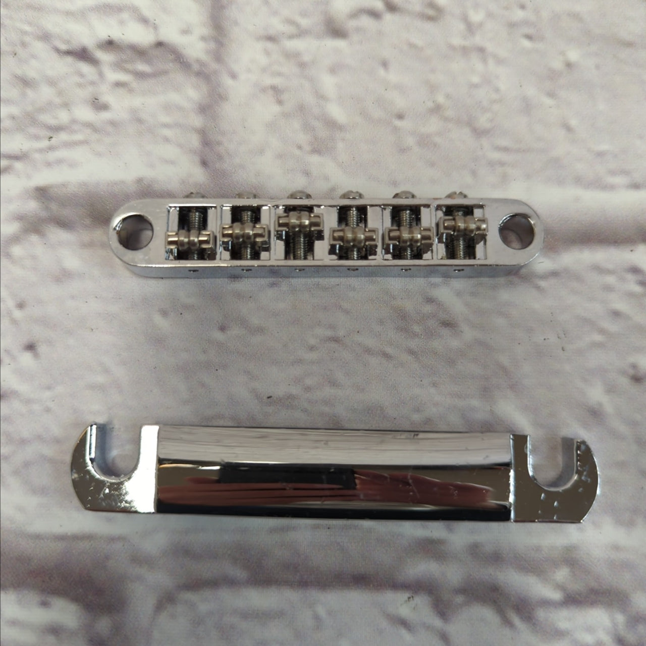 Unknown Tuneomatic Style Bridge and Tailpiece