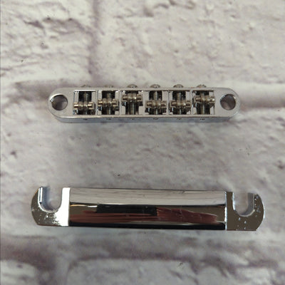 Unknown Tuneomatic Style Bridge and Tailpiece