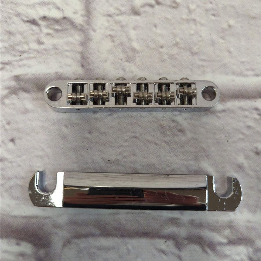 Unknown Tuneomatic Style Bridge and Tailpiece