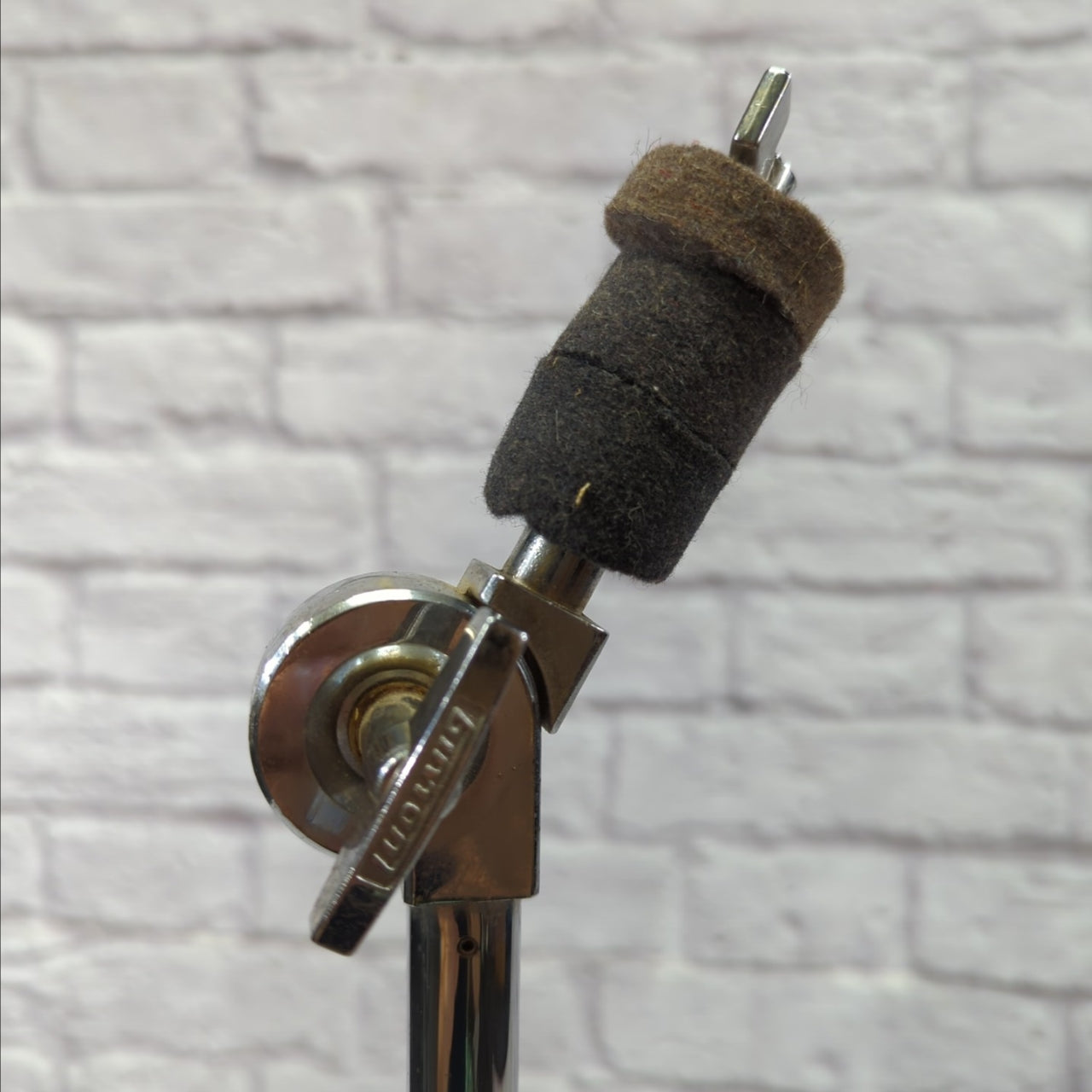 Ludwig Heavy Duty Double Braced Black and White Straight Cymbal Stand