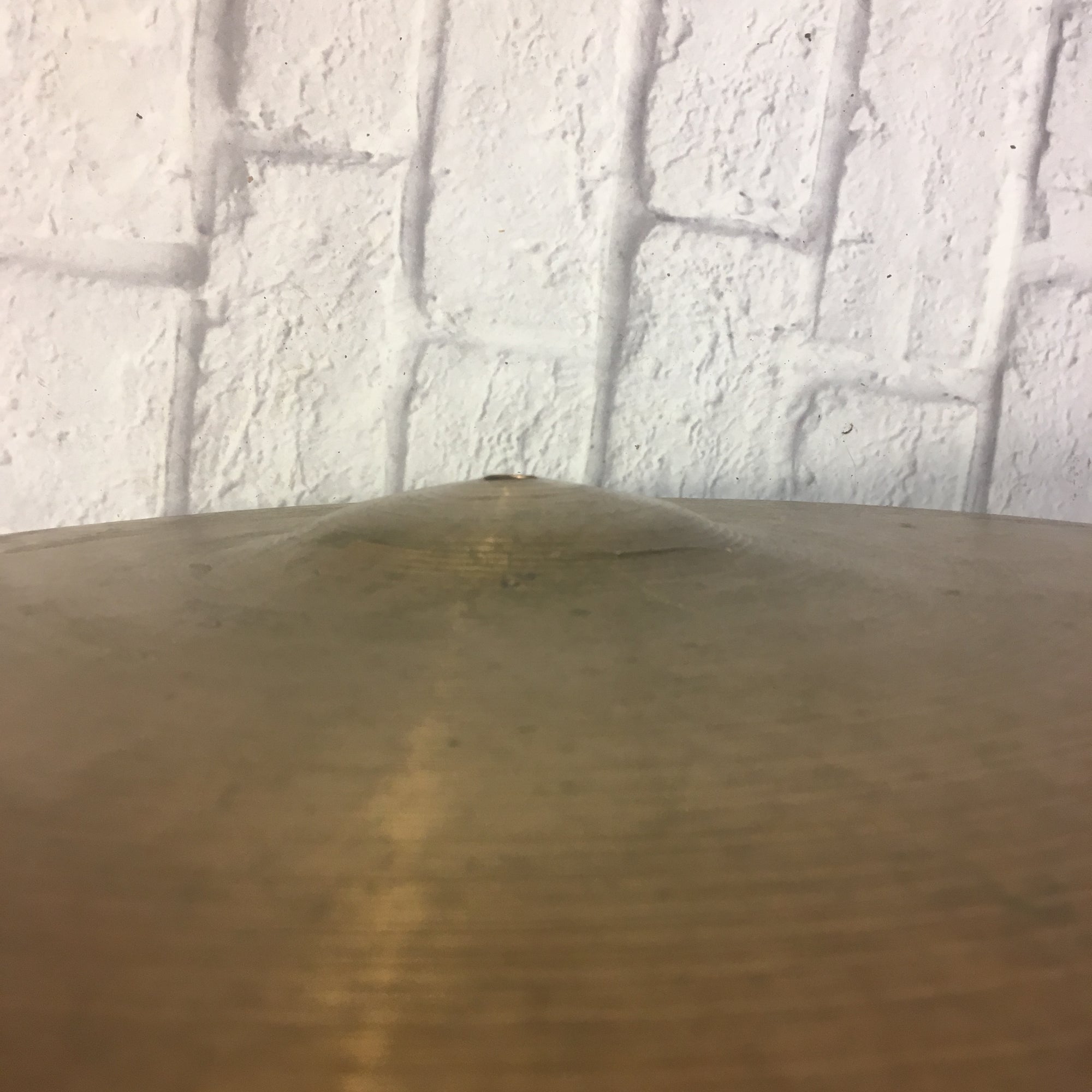 1976 Vintage 22in Paiste 2002 Black Logo Bonham CRACKED Ride Cymbal