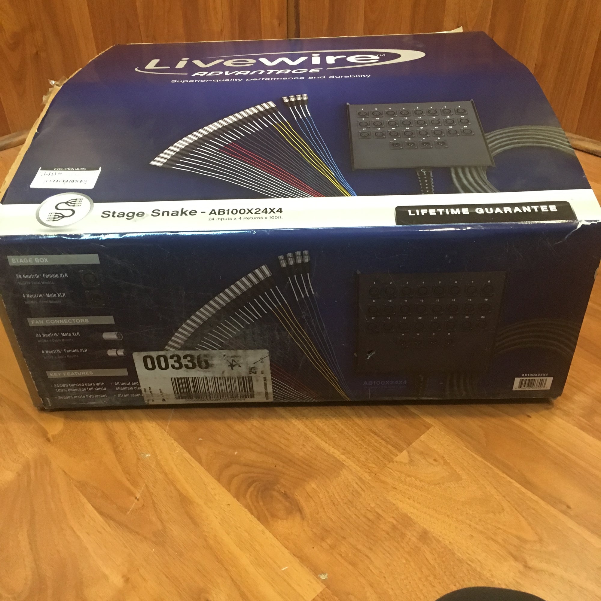 Livewire AB100x24x4 100ft Snake (Brand New)