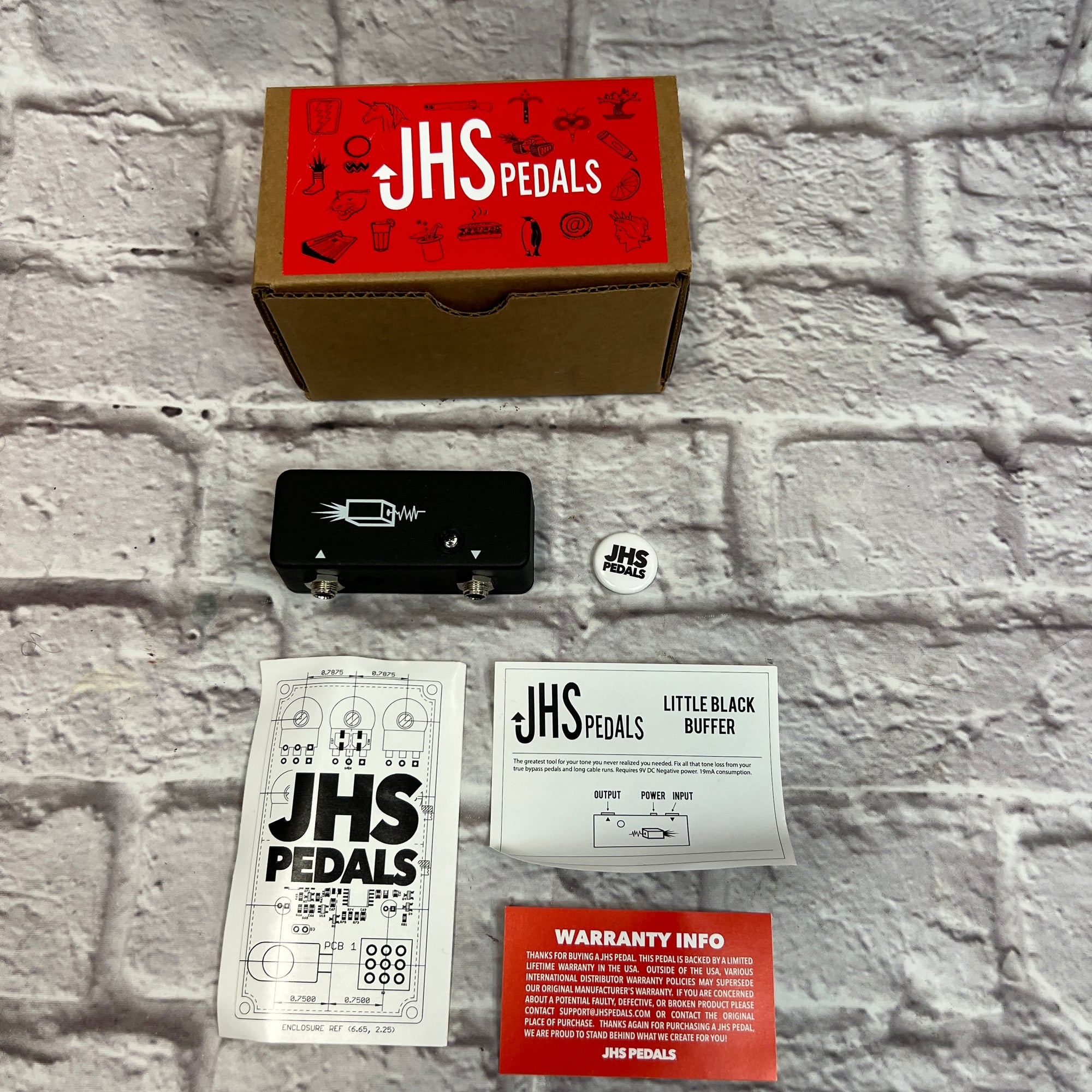 jhs pedals little black buffer JHS Little Black Buffer Buffer Pedal