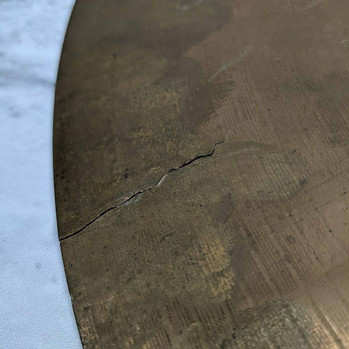 Paiste 505 Green Label 20 Crash Cymbal  CRACKED