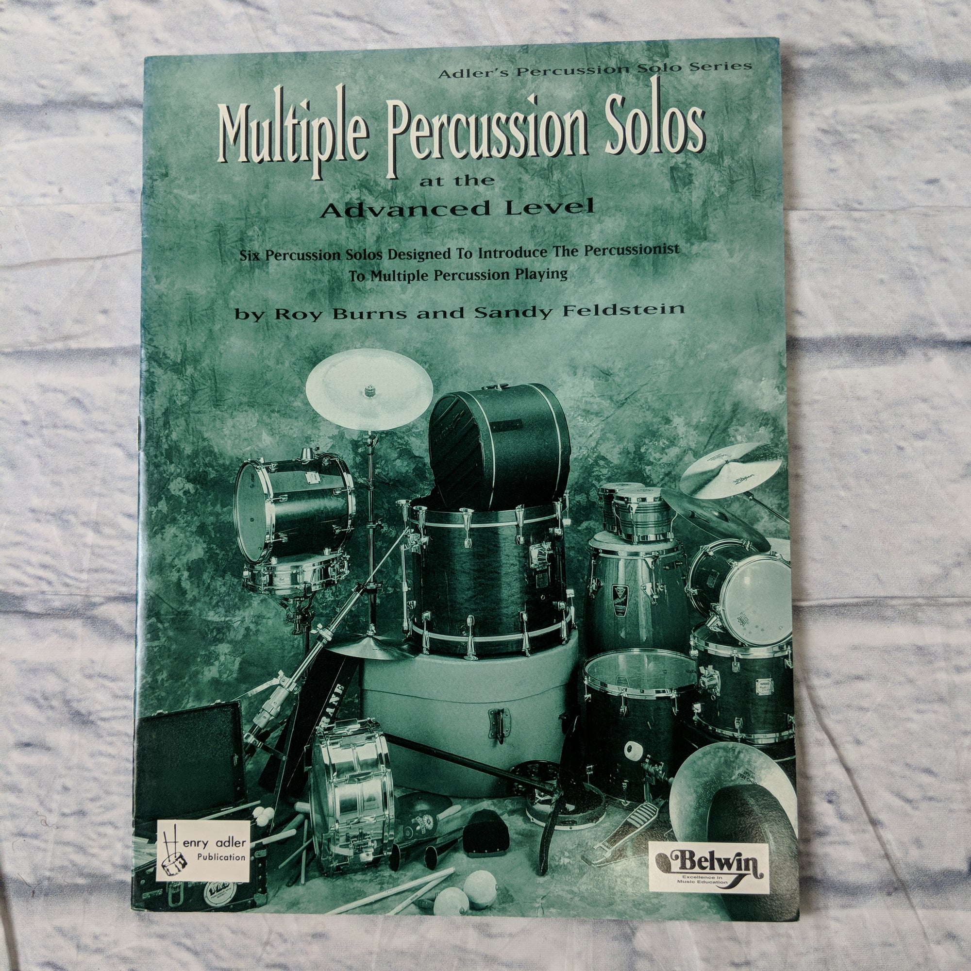 Adler's Percussion Solo Series Multiple Percussion Solos Advanced Drum Book
