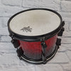 Sonar Force 3007 red to black fade sparkle drum kit