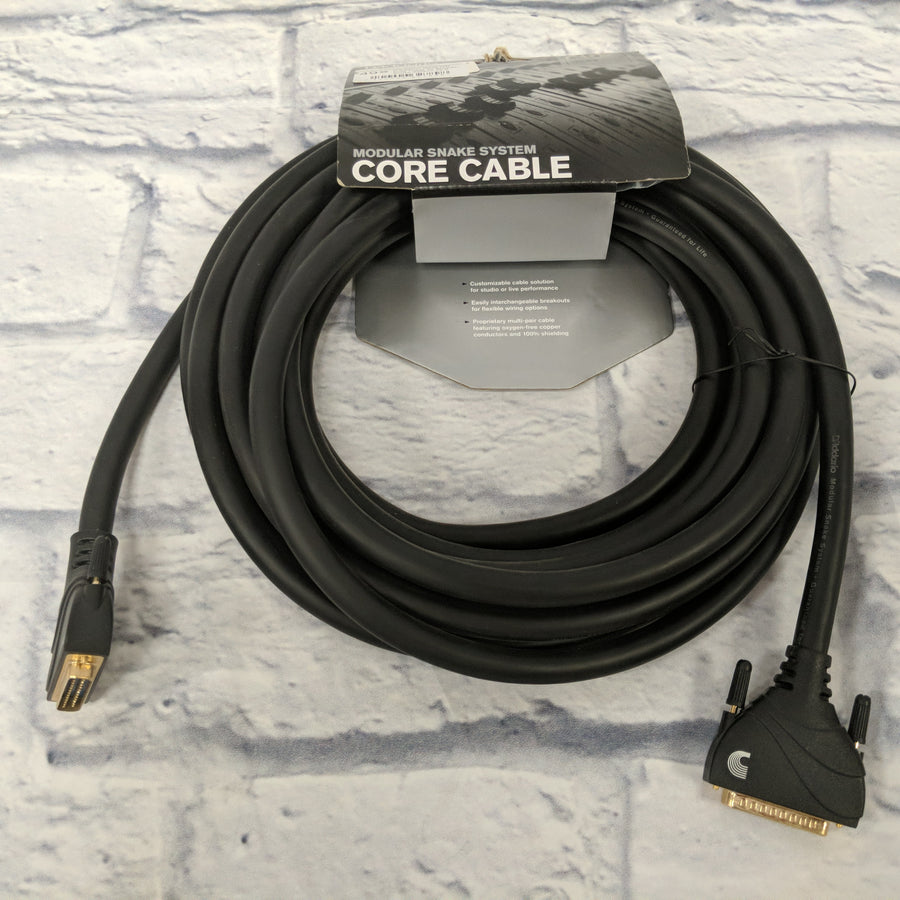 D'Addario DB25 MM Core Cable for Modular Snake System 25 ft.