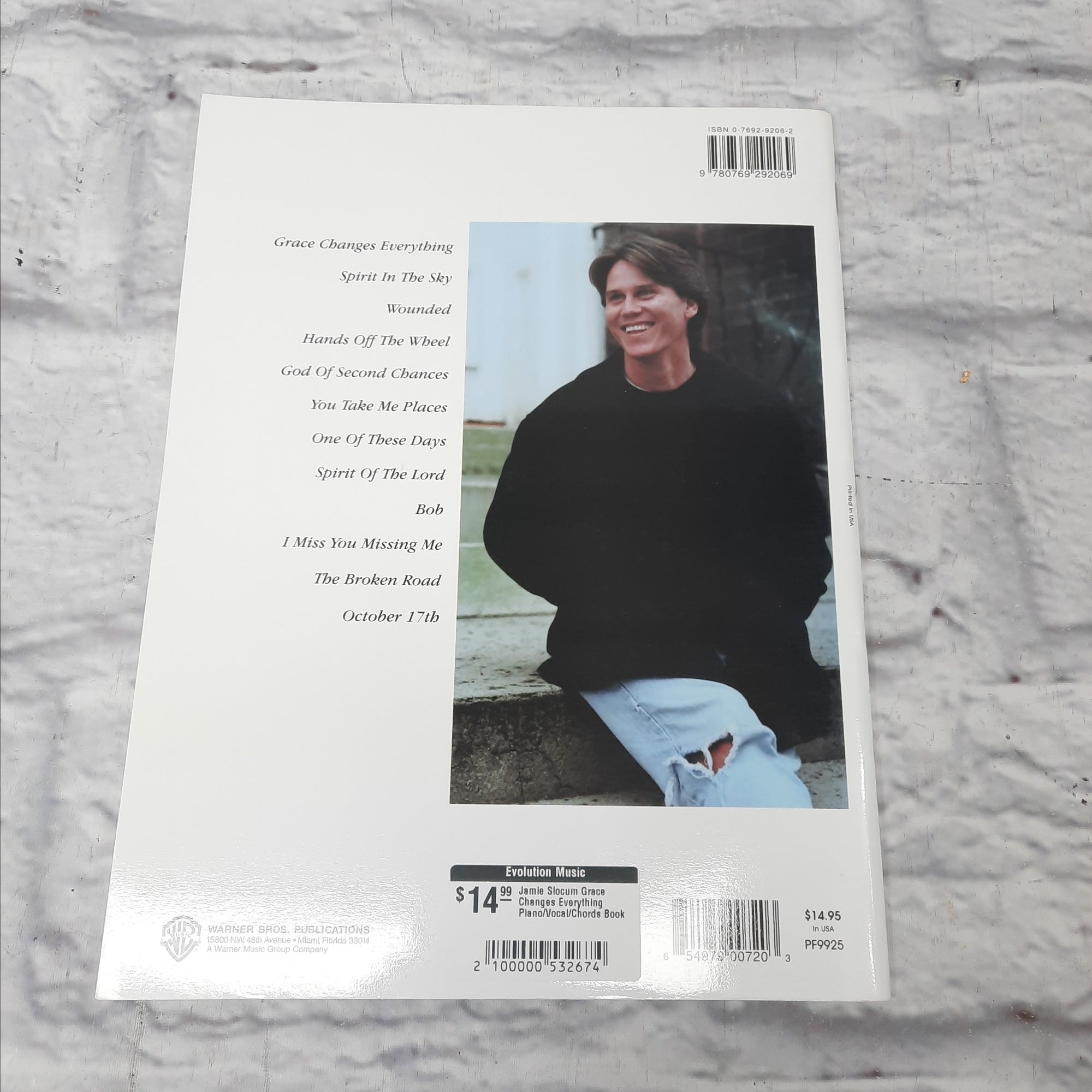 Jamie Slocum Grace Changes Everything Piano/Vocal/Chords Book